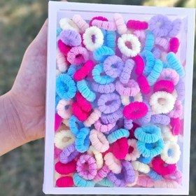 تصویر باکس کش پفکی رنگی 