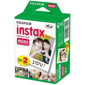تصویر کاغذ چاپ فوجی فیلم بسته 20 عددی Fujifilm instax mini Instant Film 2 pack 