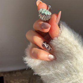 تصویر لاکت صدف ابی 