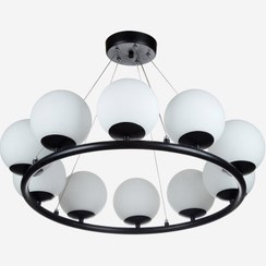 تصویر لوستر مدرن چشمه نور مدل A1248/10 ظرفیت ۱۰ شعله 