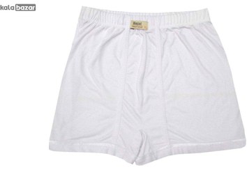 تصویر شورت مردانه حجت مدل sh01 کد 01 رنگ سفید Hojjat mens shorts model Sh01 code 01 white color