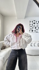 تصویر سویشرت آستین چین کلاه دورس 