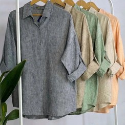 تصویر مانتو زنانه لنین زارا دوجیب کالکشن عیدانه 