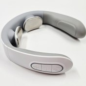 تصویر فیزیوتراپی خانگی گردن | ماساژور پالس الکتریکی 