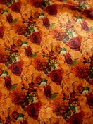 تصویر پارچه حریر گلدار با طرح اکلیل 110*90 