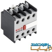 تصویر کنتاکت کمکی ۲NO+2NC روخور کنتاکتور هیمل 