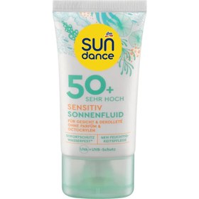 تصویر ضد آفتاب ضد آب سان دنس SPF 50 برای پوست خیلی حساس ۱۰۰ میلی لیتر 