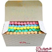 تصویر گچ رنگی تخته سیاه مارلو بسته 60 عددی marlo Coloured Chalk pack 60 pcs