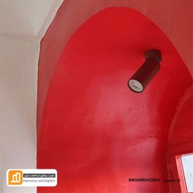 تصویر چراغ سقفی چوبی نگاه ۱ 