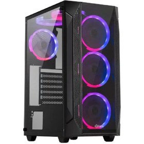 تصویر کامپیوتر دسکتاپ گیمینگ 12400F Core i5 ، رم 16 DDR4 ، حافظه 256 SSD ، گرافیک 8 RTX 3070 