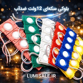 تصویر بلوکی سکه‌ای ۱۲ ولت ضدآب 