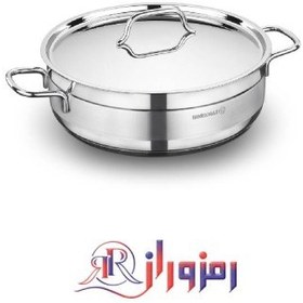 تصویر تابه دو دسته کرکماز مدل آلفا کد 1027 سایز 28 Korkmaz alfa 28*9