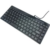 تصویر کیبورد مینی با سیم مدل Key N500 