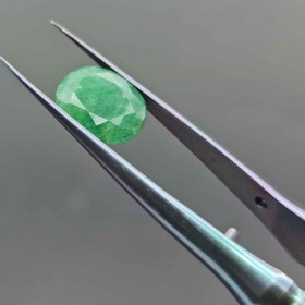 تصویر زمرد بیضی کد 37277 