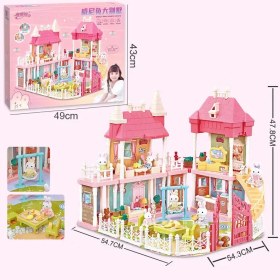 تصویر خانه باربی موزیکال چراغدار کد ۶۶۷۷ 