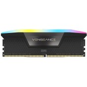 تصویر رم کامپیوتر کورسیر تک کاناله مدل Vengeance RGB فرکانس 5200 مگاهرتز DDR5 تایمینگ CL40 حافظه 16 گیگابایت Corsair Vengeance RGB Single Channel CL40 5200MHz DDR5 16GB Computer RAM