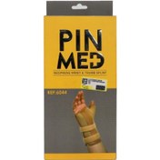 تصویر مچ بند آتل دار نئوپرن با آتل شست مدل 6044 پین مد سایز لارج Pin Med Neoperene wrist & thumb splint 6044 Large