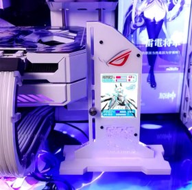 تصویر براکت کارت گرافیک با صفحه نمایش 2.4 اینچ (عمودی) Asus Rog 