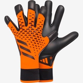 تصویر دستکش دروازه بانی آدیداس نارنجی مشکی اورجینال سایز ۸-۹-۱۰ - سایز Adidas goalkeeper gloves