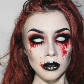 تصویر لنز فانتزی سفید شماره AY-03-01 