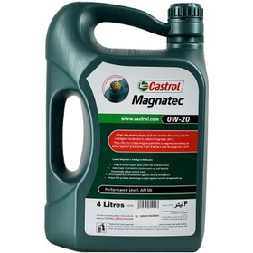 تصویر روغن موتور کاسترول مگناتک 0W20 4L SN CASTROL Magnatec 0W20 4L SN