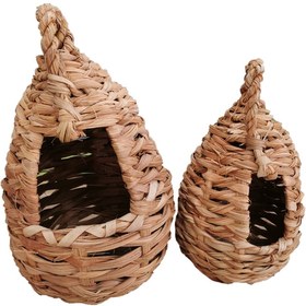 تصویر مخفیگاه پرنده مدل حصیری 