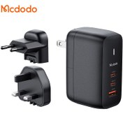 تصویر شارژر دیواری مک دودو مدل CH-844 ظرفیت ۶۵ وات با ۳ پورت 