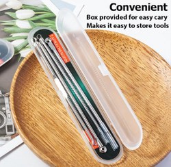 تصویر ست ۴ تایی میله پیلینگ پاکسازی پوست 