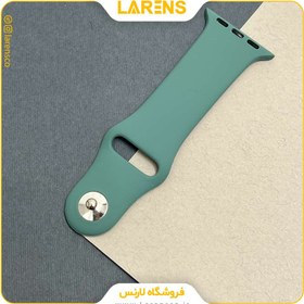 تصویر لارنس | قیمت و خرید بند سیلیکون اپل واچ 38/40/41mm کد 57 - Pine Green 