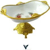 تصویر کشکول لمونژ طلایی پایه دار – VCHI103 