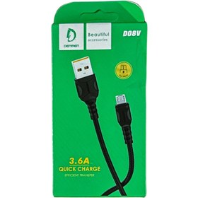 تصویر خرید عمده کابل تبدیل USB به microUSB دنمن مدل D08V 