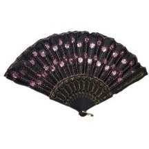 تصویر بادبزن مدل پولکی 