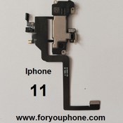 تصویر فلت اسپیکر و سنسور مجاورت اورجینال آیفون Iphone 11 ا Iphone 11 flat speaker Iphone 11 flat speaker
