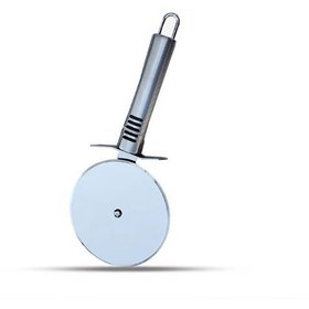 تصویر پیتزا بر استیل 