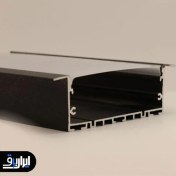 تصویر پروفیل لاین نوری توکارفنرخور Recessed linear light profile ceiling integrated type code
