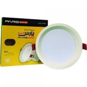 تصویر پنل SMD توکار 18 وات گرد مهتابی پارس کیمیا (تارا) 