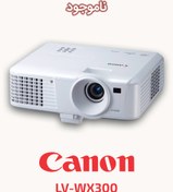 تصویر ویدئو پروژکتور ثابت کانن 3000Lumens WXGA Video Projector LV-WX300