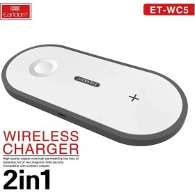 تصویر شارژر وایرلس wireless charger earldom ET-WC5 