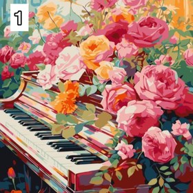 تصویر نقاشی آبرنگی سایز ۴۰ در ۵۰ 