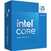 تصویر سی پی یو باکس اینتل مدل Core i5-14600K Intel Core i5-14600K Raptor Lake LGA1700