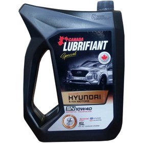 تصویر روغن موتور لوبریفنت کانادا مدل اسپیشیال 10W40 SN HYUNDAI &amp; KIA حجم 5 لیتر 