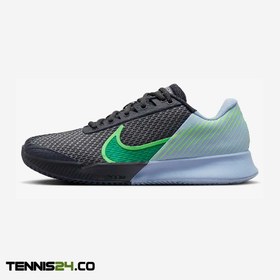 تصویر کفش تنیس مردانه نایک Nikecourt Air Zoom Vapor Pro2 Clay- مشکی/سبز 