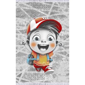 تصویر فرش کودک طرح پسرک DC629 