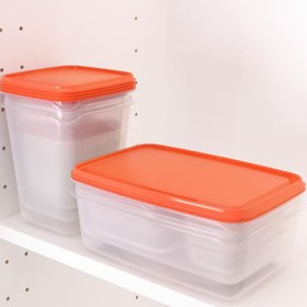 تصویر ست 17 تکه ظروف نگهدارنده غذا ایکیا مدل Pruta PRUTA Food container set of 17 transparent