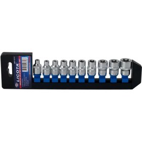 تصویر مجموعه 10 عددی سری بکس لیکوتا مدل ABS-12111 LICOTA 10 PSC 3/8 Dr Socket Set Model ABS-12111