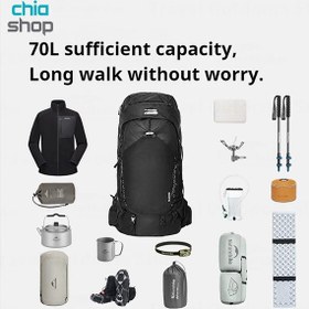 تصویر کوله پشتی 70 لیتر نیچرهایک مدل CNK2450XB014 سری Helium 70 کوله پشتی 70 لیتر نیچرهایک مدل CNK2450XB014 سری Helium 70