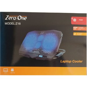 تصویر پایه خنک کننده لپ تاپ Zero One مدل Z18 Zero One Z18 Coolpad