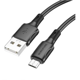 تصویر کابل تبدیل USB به MICROUSB بروفون مدل BX80 طول 1 متر 