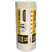 تصویر دارکوب کیسه زباله سفید رولی 25 عددی 40*50 