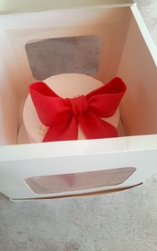 تصویر کیک پاپیون صورتی cake